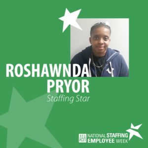 HTI Staffing Star Roshawnda Pryor