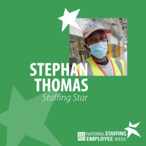 HTI Staffing Star Stephan Thomas