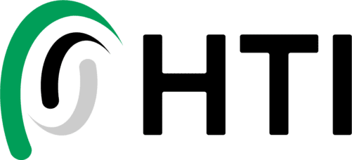 HTI graphic logo with the letters HTI and a thumbprint icon